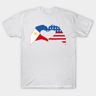 We Heart Philippines & USA Patriot Series T-Shirt